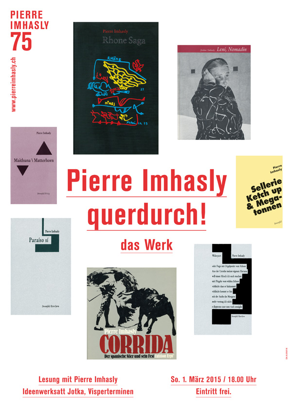 Plakat Pierre Imhasly 75 querdurch