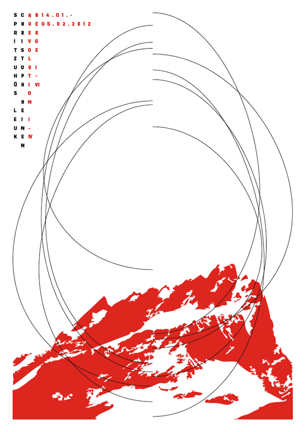 Plakat Kunstausstellung Forum Wallis, Christoph Heinen