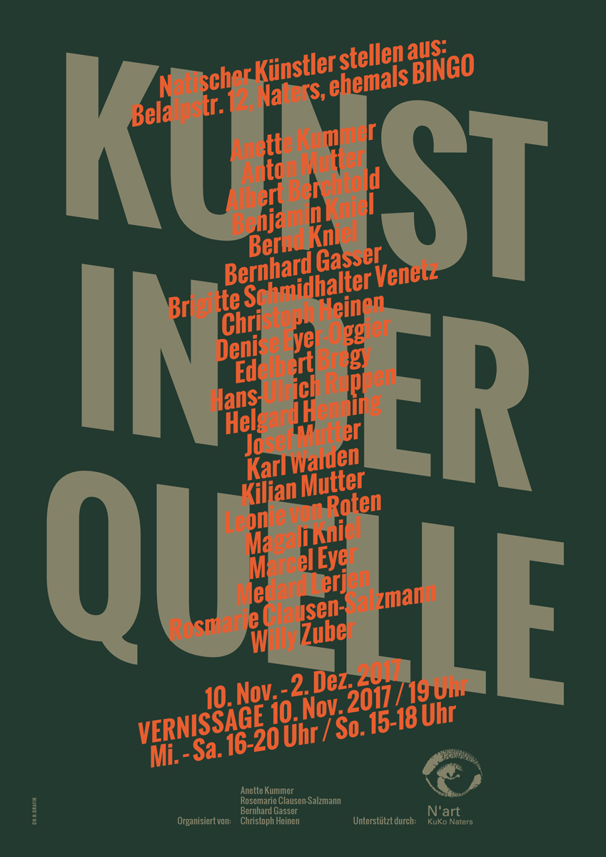 Plakat Kunst in der Quelle